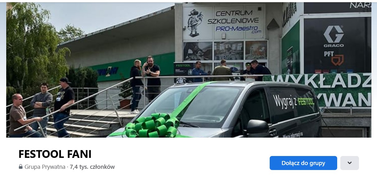 zdjęcie grupy FB Festool Fani